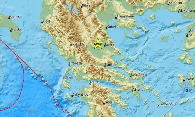 Σεισμός τώρα κοντά στον Τύρναβο (pics)