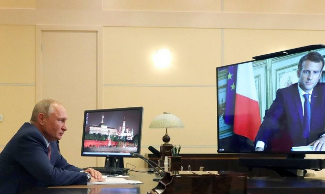 Βλαντιμίρ Πούτιν - Εμανουέλ Μακρόν