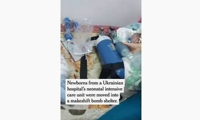 Πόλεμος στην Ουκρανία: Βρέφη από την εντατική μεταφέρονται σε ασφαλή σημεία