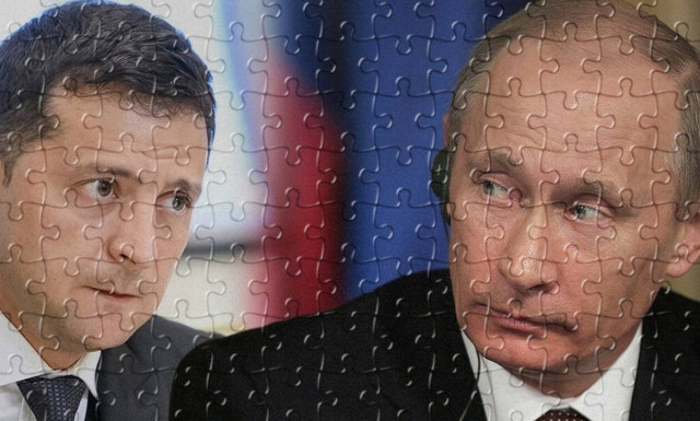 Ζελένσκι και Πούτιν