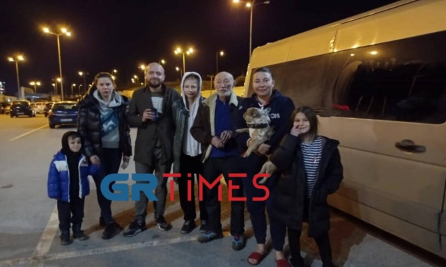 Θεσσαλονίκη: Έφτασαν οι πρώτοι πρόσφυγες από την Ουκρανία