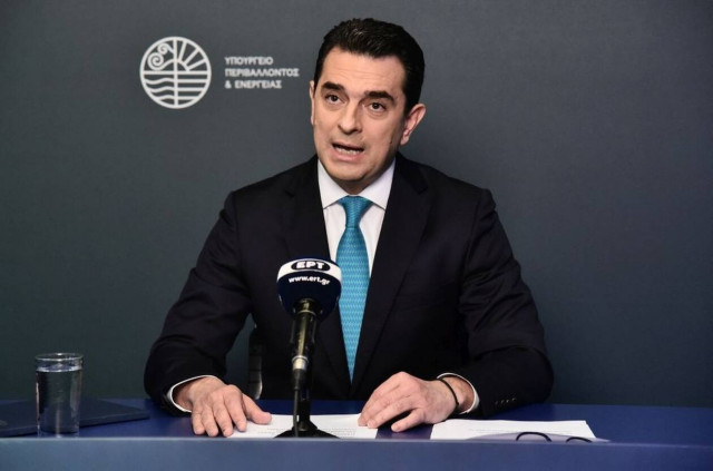 Environment and Energy Minister Kostas Skrekas 