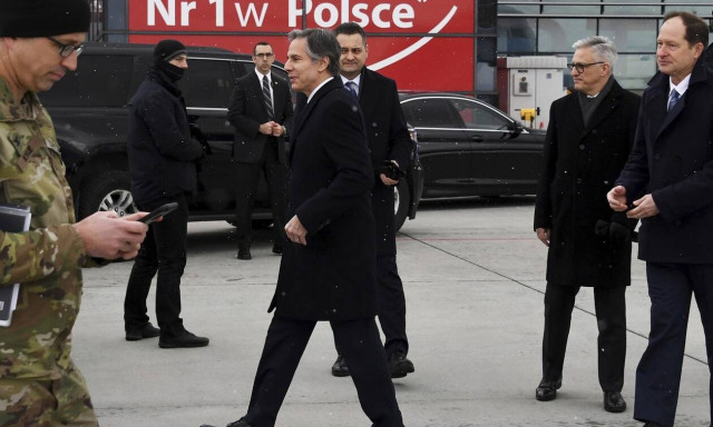 O Mπλίνκεν στην Πολωνία