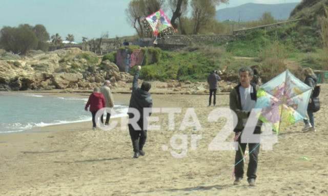 Καθαρά Δευτέρα: Με λαγάνα γίγας και χαρταετούς γιόρτασαν στα Χανιά