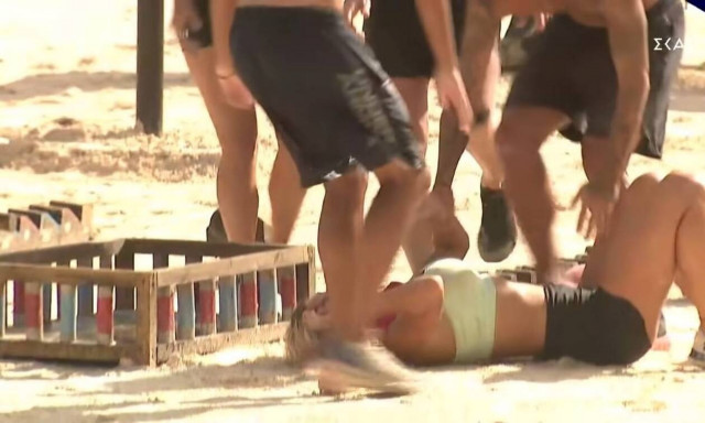 Survivor Spoiler 8/3: Η τρομακτική στιγμή που η Ευρυδίκη τραυματίζεται σοβαρά στο κεφάλι (video)