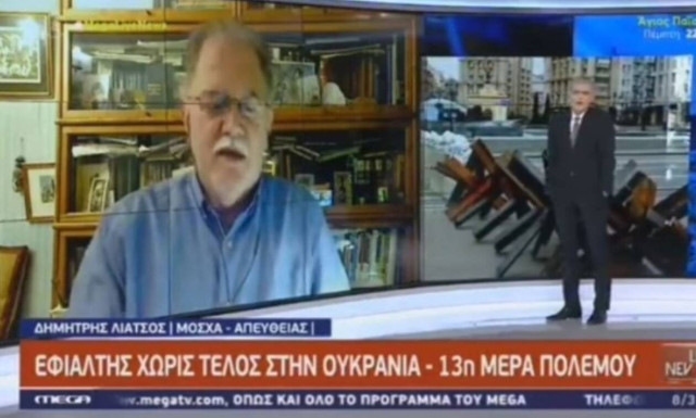 Πάλι τσακώθηκε ο Ευαγγελάτος με τον Λιάτσο στον αέρα του Mega