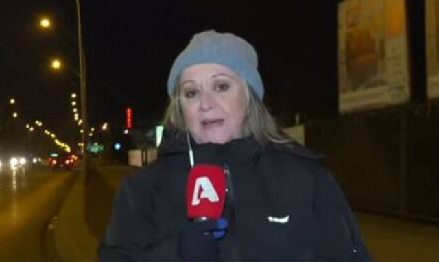Πόλεμος στην Ουκρανία: «Λύγισε» on air η δημοσιογράφος του Alpha, Ηρώ Καριοφύλλη (vid)