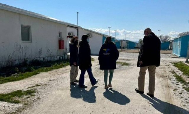 Δομές φιλοξενίας Ουκρανών προσφύγων επισκέφθηκε ο πρόεδρος του ΕΟΔΥ