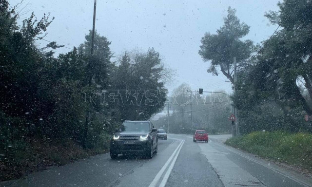 Κακοκαιρία «Φίλιππος»: Ξεκίνησε η χιονόπτωση στα βόρεια προάστια της Αττικής