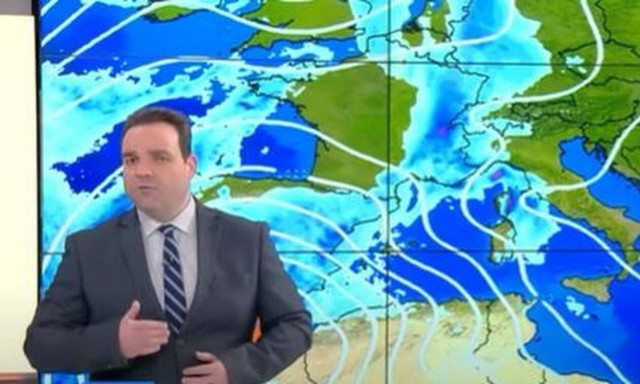 Μαρουσάκης: Κατακόρυφη πτώση της θερμοκρασίας και χιόνια το Σαββατοκύριακο - Οι περιοχές (vid)