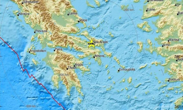 Σεισμός κοντά στην Χαλκίδα (pics)