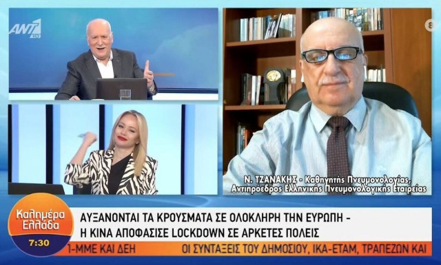 Τζανάκης - Κορονοϊός: «Δεν αποκλείεται το ενδεχόμενο μιας ενισχυτικής δόσης στους άνω των 70» (vid)
