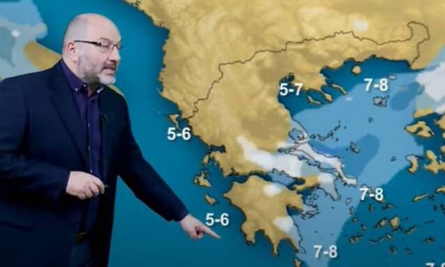 Αρναούτογλου: Οι μπόρες χιονιού θα ντύσουν ξανά στα λευκά τις παραθαλάσσιες περιοχές