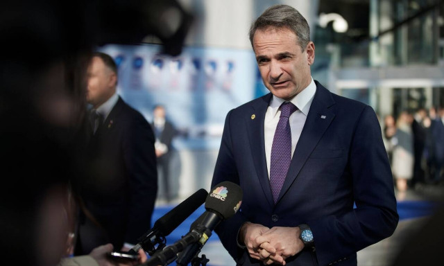 Οι δηλώσεις του πρωθυπουργού Κυριάκου Μητσοτάκη προσερχόμενος στη Σύνοδο Κορυφής του ΝΑΤΟ