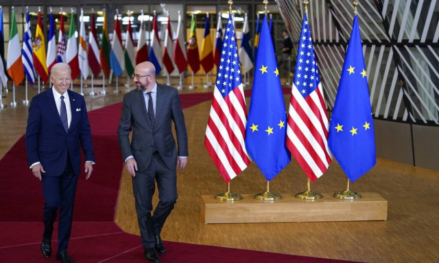 Τζο Μπάιντεν και Σαρλ Μισέλ