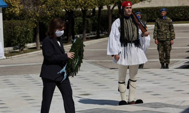 President Sakellaropoulou: The example of the fighters of 1821 inspires and gives us courage