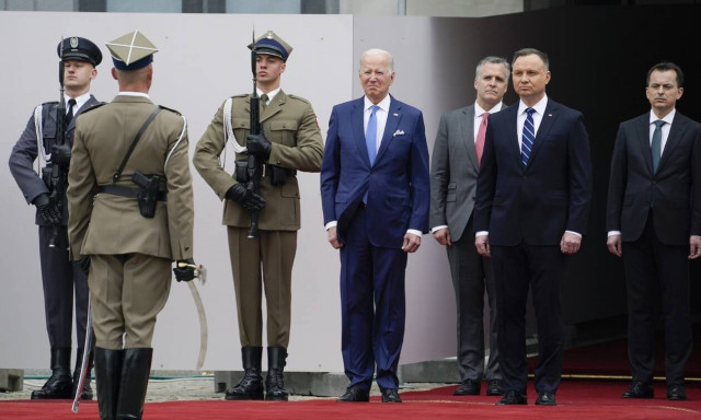 Τζο Μπάιντεν: Συνάντηση με δύο Ουκρανούς υπουργούς στη Βαρσοβία