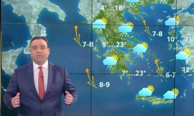 Καιρός - Μαρουσάκης: Αποπνικτικό κοκτέιλ με ζέστη, αφρικανική σκόνη και αυξημένη υγρασία (vid)