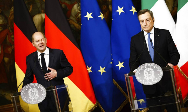 Επικοινωνία Ντράγκι - Σολτς για τις προμήθειες φυσικού αερίου από την Ρωσία