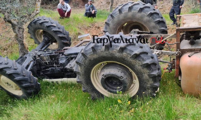 Τραγωδία στη Μεσσηνία: Νεκρός άνδρας από ανατροπή τρακτέρ στην περιοχή του Πύργου Τριφυλίας