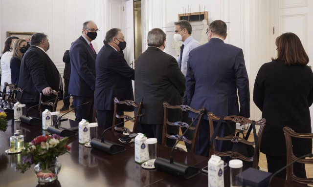 Συνάντηση Μητσοτάκη με αντιπροσωπεία της AHEPA