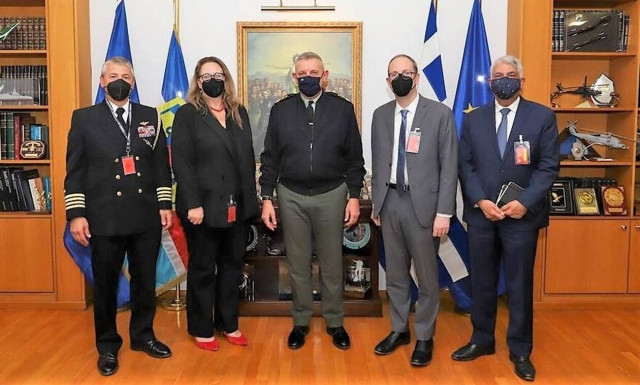 ΓΕΕΘΑ: Συνάντηση Αρχηγού, Στρατηγού Κωνσταντίνου με Αμερικανούς Αξιωματούχους
