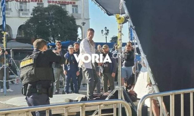 Θεσσαλονίκη: «Πυροβολισμοί» λόγω... γυρισμάτων ταινίας στην πλατεία Αριστοτέλους