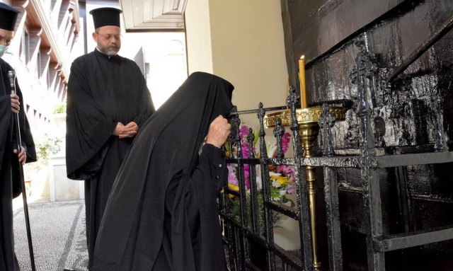 Ο Πατριάρχης Βαρθολομαίος τίμησε τη μνήμη του ιερομάρτυρα Πατριάρχη Κωνσταντινουπόλεως Γρηγορίου Ε’