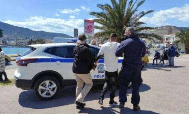 Μυτιλήνη: Άγρια συμπλοκή στην πλατεία Σαπφούς - Επτά προσαγωγές