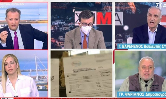 Καβγάς on air για Ψαριανό και Βαρεμένο: «Γιατί δικαιώνετε το όνομά σας;» - «Έλεος, ντροπή»