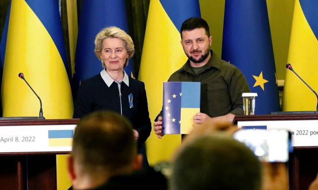 Ούρσουλα φον ντερ Λάιεν - Βολοντίμιρ Ζελένσκι