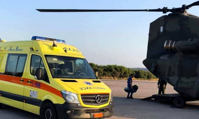 Κέρκυρα: Διακομιδή 13 ασθενών ανάμεσά τους και τρία παιδιά με πτητικά μέσα της Πολεμικής Αεροπορίας