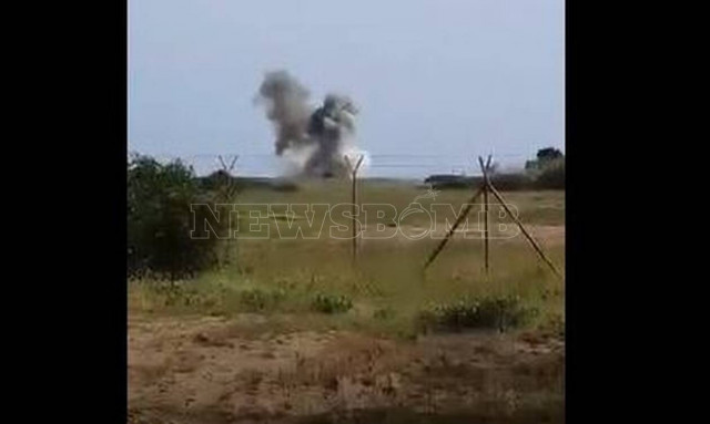 Ηλεία: Εξουδετερώθηκε νάρκη του Β΄ Παγκοσμίου Πολέμου με ελεγχόμενη έκρηξη (vid)