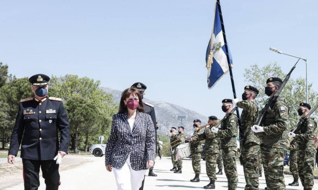 President celebrates Greek Easter with Armed Forces in Petrochori, northern Greece