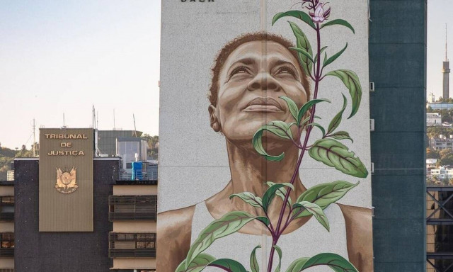 Μια τοιχογραφία στη Βραζιλία για την ταυτότητα, την κουλτούρα και τη δικαιοσύνη