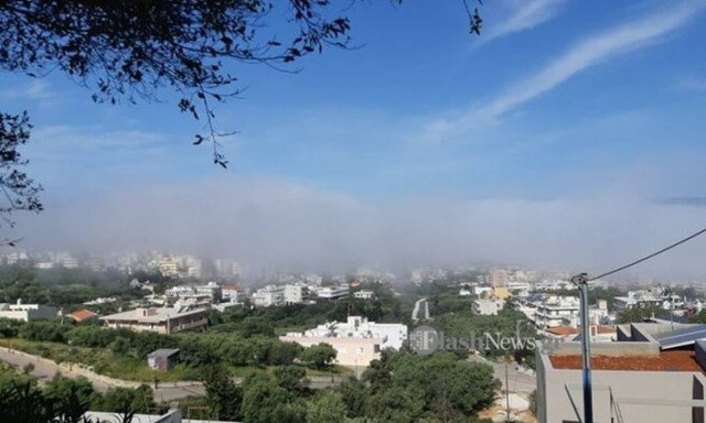 Στα Χανιά η σπάνια «ομίχλη μεταφοράς» - Τι είναι το εντυπωσιακό φαινόμενο