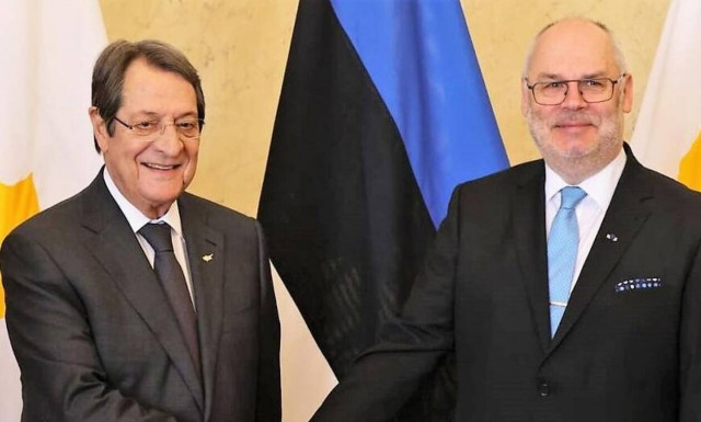 Το Kυπριακό στην ατζέντα της συνάντησης Αναστασιάδη με πρόεδρο της Εσθονίας