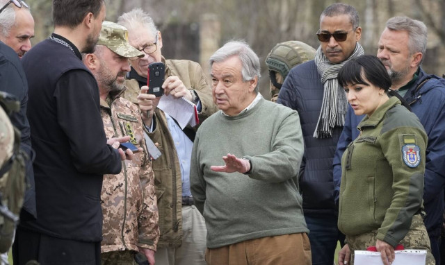 Στην Ουκρανία ο Γκουτέρες: «Παράλογος ένας πόλεμος τον 21ο αιώνα»