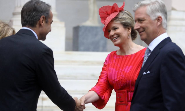 PM Mitsotakis receives King and Queen of the Belgians on Monday