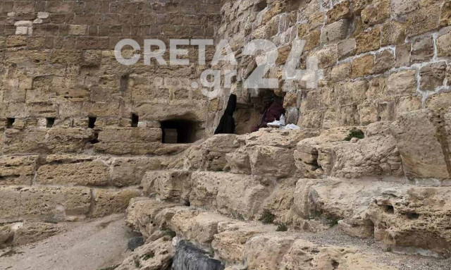 Απίστευτο περιστατικό στην Κρήτη: Τουρίστες έκαναν μέρος του κάστρου Κουλέ... δωμάτιο για διακοπές