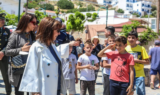 Διήμερη επίσκεψη της Σακελλαροπούλου σε Χάλκη, Τήλο και Σύμη