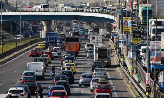 Κυκλοφοριακές ρυθμίσεις την Κυριακή στη Λεωφόρο Κηφισού