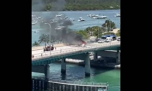Συναγερμός στο Μαϊάμι: Αεροσκάφος συνετρίβη σε γέφυρα