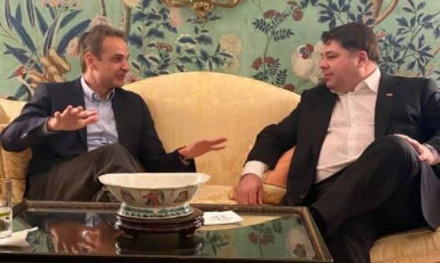 Επίσκεψη Μητσοτάκη στις ΗΠΑ: Το «καλωσορίσατε» του πρέσβη Τσούνη και οι πρώτες φωτογραφίες