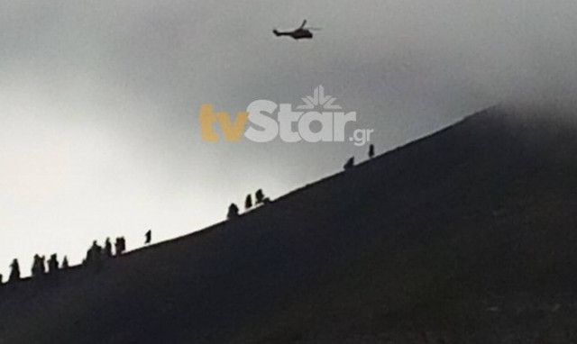 Εύβοια: Οι πρώτες εικόνες από την επιχείρηση αναζήτησης για τον 36χρονο που χάθηκε στη Δίρφυ