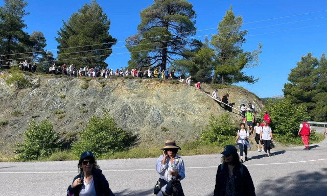 Βόρεια Εύβοια: Χιλιάδες πιστοί περπάτησαν την Προσκυνηματική Διαδρομή ως τον Άγιο Ιωάννη τον Ρώσσο