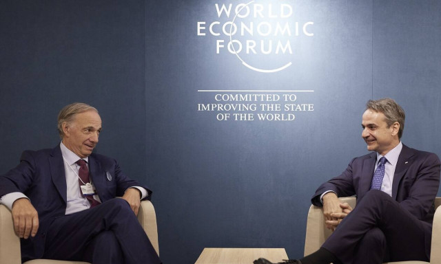 Συναντήσεις Μητσοτάκη με ανώτατα στελέχη επενδυτικών κολοσσών στο Νταβός