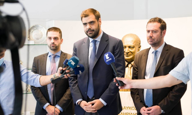 Στην Κύπρο ο γραμματέας της ΝΔ Παύλος Μαρινάκης