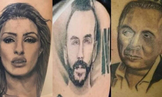 10 τατουάζ με Έλληνες celebrities πιο μυθικά από αυτό της Αγγελικής Νικολούλη