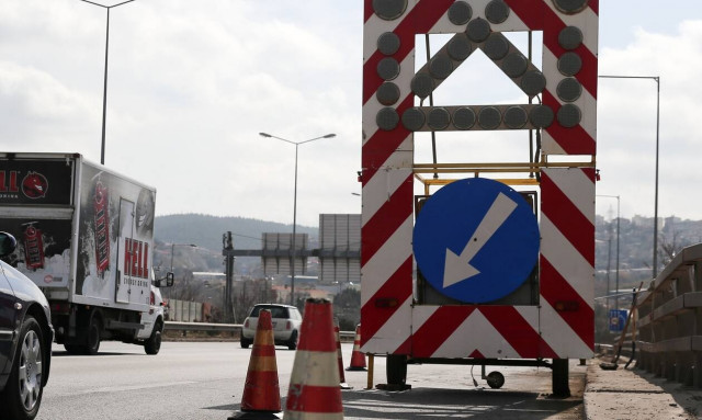 Κυκλοφοριακές ρυθμίσεις στην Αθηνών - Λαμίας, στο ύψος του Ωρωπού
